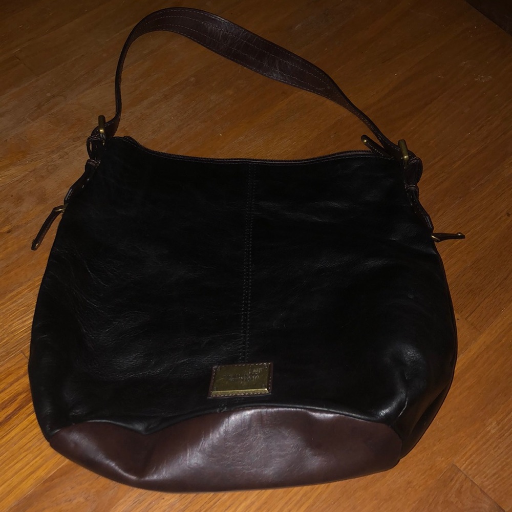 Tignanello hobo bag black and brown